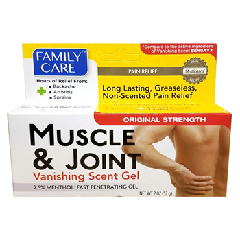 Muscle & Joint Vanishing Scent Gel 2oz