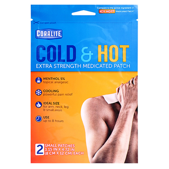 Hot & Cold Medicated Patch 2 pack
