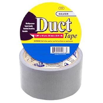 Silver Duct Tape 1.88" x 10 Yards