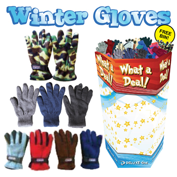 Winter Gloves 120 Pc Display
