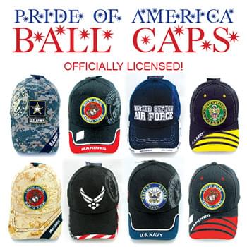 Component of Officially Licensed Military Caps