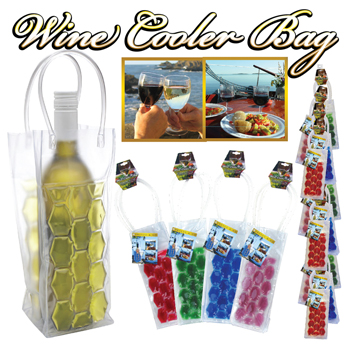 Wine Cooler Bag 5 Assorted Colors