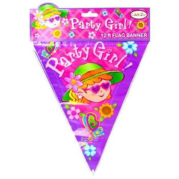 Party Girl Flag Banner