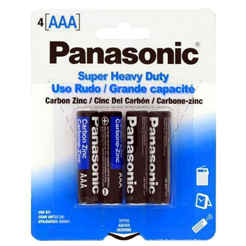 4 Pc AAA Panasonic Batteries