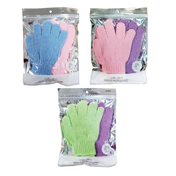 Bath  Exfoliating Gloves 2 Pairs