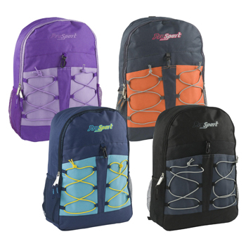 17" Backpack - 4 assorted colors