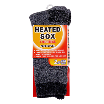 Thermal Heater Socks Charcoal Color