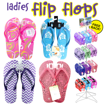 Ladies Flip Flop 144pc display