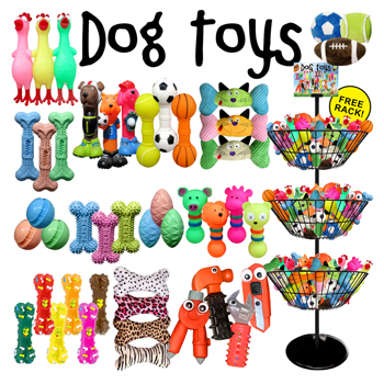288pc Dog Toy 4 Tier Display