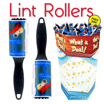 144pc Lint Roller display