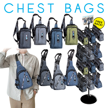 72pc Deluxe Chest Bag Display