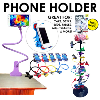 Bendable Phone Clamp 48 Pc  Display