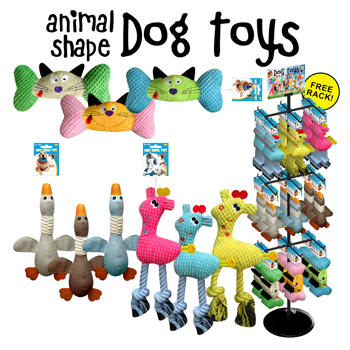 144pc Animal Dog Toy Display
