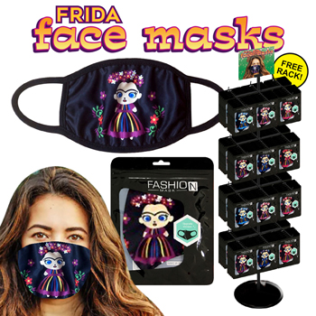 288 Pc Frida Style Face Mask Display