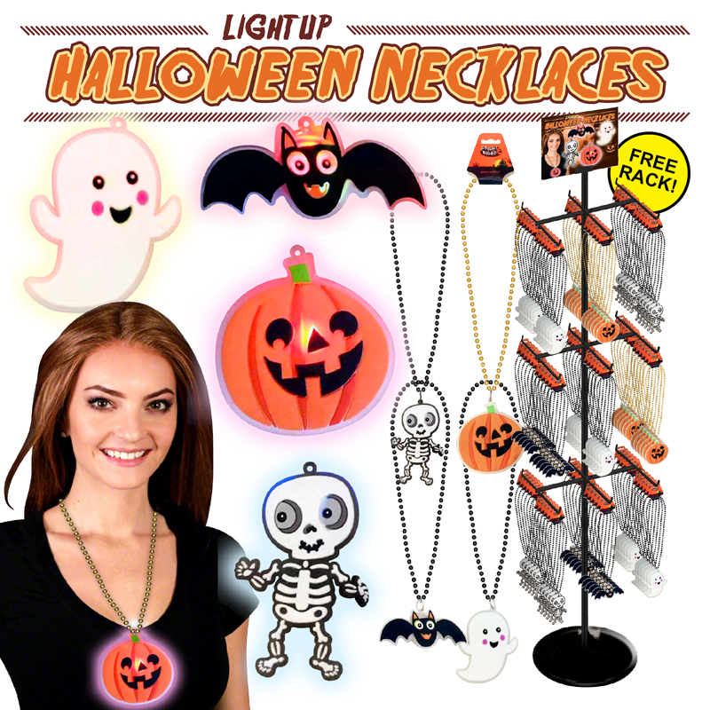 192pc Spooky Halloween Flashing Chains Display