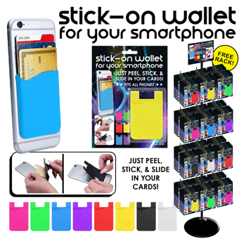 216pc Phone Wallet Counter Display