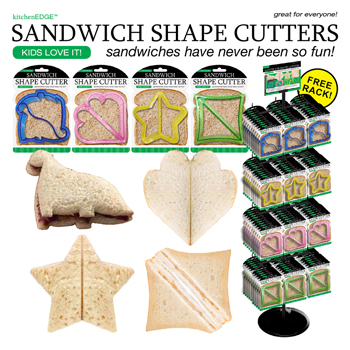 240pc Sandwich Cutter Display