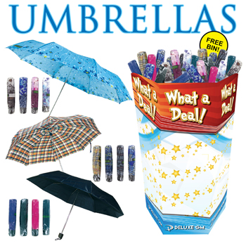 Umbrella Assorted 48 Pc Dump Display