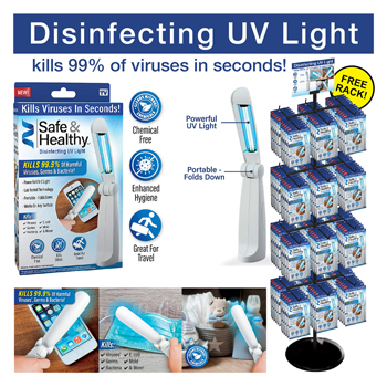 144pc U/V Disinfecting Light Display