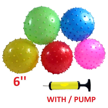 6" Inflatable Balls with Pump