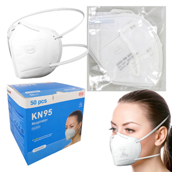 50 Pack White KN95 Face Masks