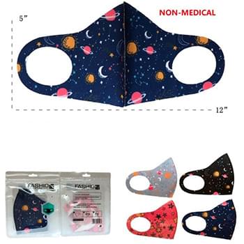 Moon & Stars Design Face Masks