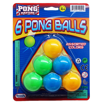 6 PC Ping Pong Ball Play Set