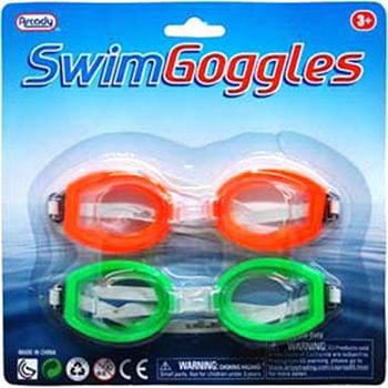 2 Pc Swimming Goggles