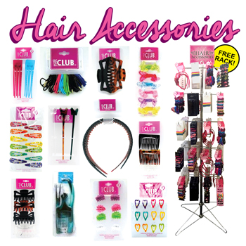 288pc Hair accessory display
