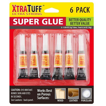 6 Pack Super Glue