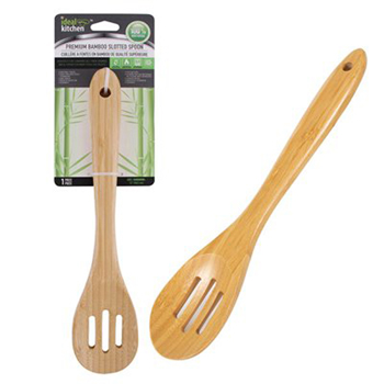 Ideal Kitchen Premium Bamboo Slotted Spoon