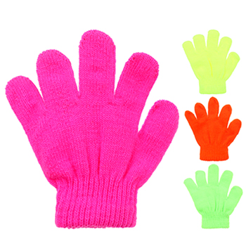 Neon Winter Gloves - 4 assorted colors