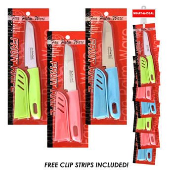 36 Pc 6" Paring Knife with Case & 3  clip strips