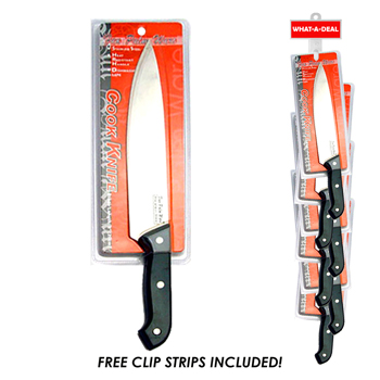 24Pc 12" Butcher Knife with 2 clip strips
