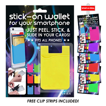 24pc Cell Phone Pocket with 2 clip strips