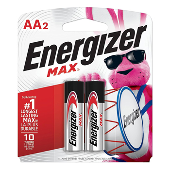 2 Pack AA Energizer Batteries