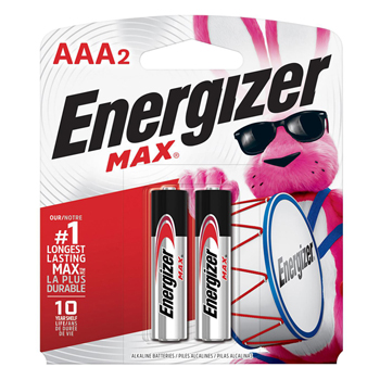 2 Pack AAA Energizer Batteries