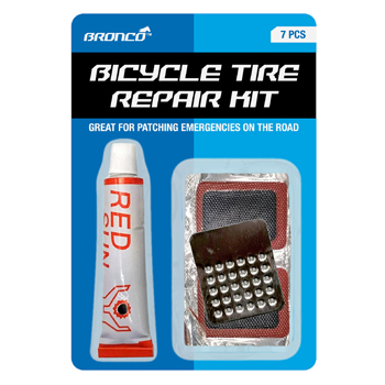Bike Tire Tube Repair Kit 7pc