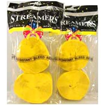 2Pk Streamers Yellow