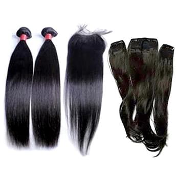 Hair Extensions Assortment With Clip Assorted Colors