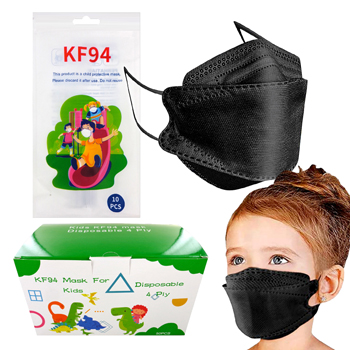 10 pack KF94 Black Face Masks
