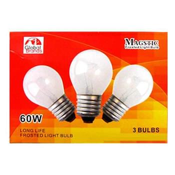 3 Pc Soft White Light Bulbs 60 Watt