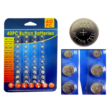 40PC Button Batteries