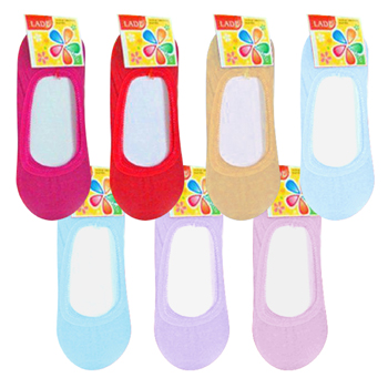 Footies sock's 6 assorted colors