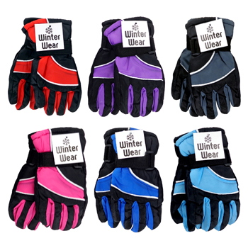 Kid's Ski Gloves. 5 assorted colors