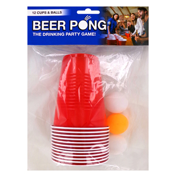Beer Pong Set. 12 cups & 6 balls
