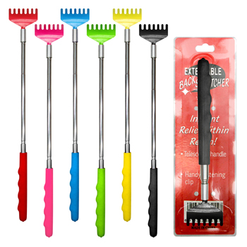 Extendable Back Scratcher Tie on Card