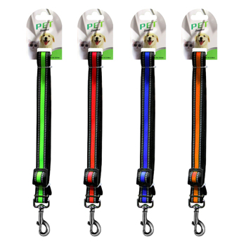 4ft Reflative Leashes - 3 sizes assorted 4 colors