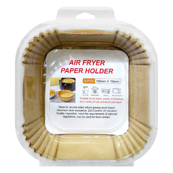 50pk Square Air Fryer Disposable Liner