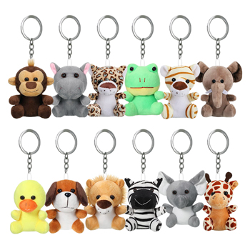 Zoo Animal Key Chains 12 style
